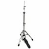 Gibraltar hi-hat stand with pedal and adjustable height for drumming.
