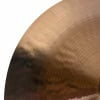 Close-up of Paiste 505 16in China cymbal with reflective surface.