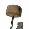 Close-up of vintage Tama bass drum pedal with worn beater head.