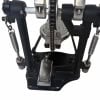 Close-up of Mapex double bass pedal with chain drive and springs.