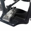 Close-up of Mapex double bass pedal mechanism for drumming.