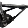Close-up of Mapex double bass pedal with footplate and spring mechanism.