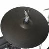 Close-up of electronic cymbal from Roland VAD-306 V-drums kit.