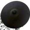 Close-up of Roland VAD-306 V-Drums electronic cymbal pad.