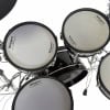 Close-up of Roland VAD-306 V-drums electronic drum pads.