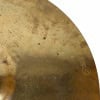 Close-up of Zildjian Planet Z 18in Crash Ride cymbal with marks and patina.