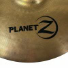 Close-up of Zildjian Planet Z 18in Crash Ride cymbal with logo.