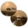 Pair of Paiste PST8 14-inch medium hi-hats cymbals for drumming.