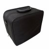 Black Pearl double pedal drum case for transport and storage.