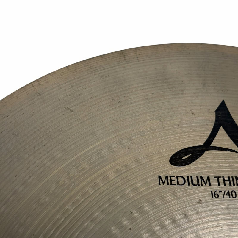 Zildjian 16in Medium Thin Crash cymbal for drumming and percussion.