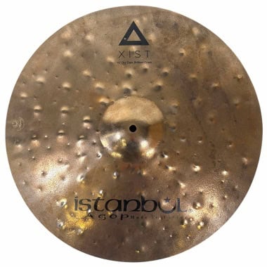 Istanbul Xist 19in Dry Dark Brilliant Crash cymbal for drummers.
