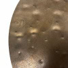 Close-up of Istanbul Xist 19in Dry Dark Brilliant Crash cymbal surface.