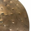 Close-up of Istanbul Xist 19in Dry Dark Brilliant Crash cymbal surface.
