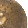 Close-up of Istanbul Xist 19in Dry Dark Brilliant Crash cymbal surface.
