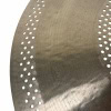 Close-up of Aegean Hush Hush 20in Ride cymbal with perforations.