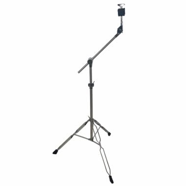 Unbranded cymbal stand for drum kit with adjustable boom arm.