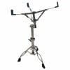 Stagg snare drum stand with adjustable arms and tripod base.