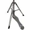 Professional tempo hi-hat stand for drum kits with adjustable height.