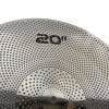 UFO low volume cymbal set with perforated surface for reduced sound.