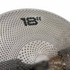UFO low volume cymbals with perforated design for quiet drumming.