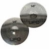 UFO low volume cymbals set for drummers, 14, 16, 18, 20 inches, with perforated design.