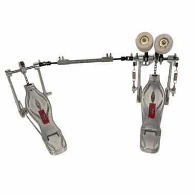 Stagg double bass drum pedal for drumming performance.