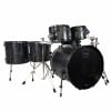 Mapex Meridian Black 6-piece drum shell pack for professional drummers.