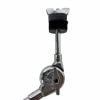 Drum cymbal boom arm with clamp for secure mounting.