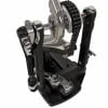 Close-up of Tama Iron Cobra single bass drum pedal with chain drive system.