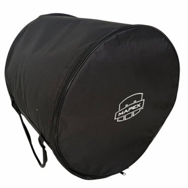 Black Mapex drum case for 16-inch floor tom with logo.