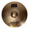 Sabian B8 Ride cymbal with logo, ideal for drummers and percussionists.