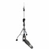 Professional hi-hat stand for drum kits, adjustable and durable for drummers.