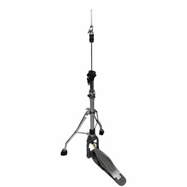 Professional hi-hat stand for drum kits, adjustable and durable for drummers.
