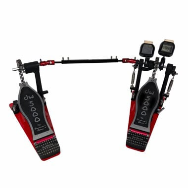 DW 5000 double bass drum pedal for drummers with adjustable features.