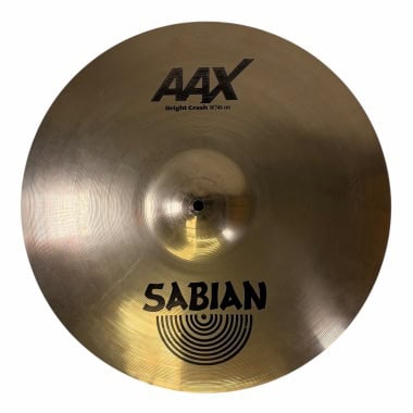 Sabian AAX 18in Bright Crash Cymbal for drummers and percussionists.