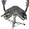 Tama Imperialstar concert toms stand with hardware and cymbal mounts.