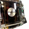 Close-up of Mapex Armory 22-inch drum shell with hardware.