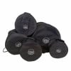 Drum bag set for Mapex 5-piece drum kit with logo.