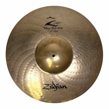 Zildjian Mega Bell Ride Cymbal 21in for drumming and percussion.