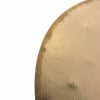 Close-up of Meinl Pure Alloy Custom 18in crash cymbal with hammered finish.