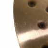 Close-up of Meinl 20in Extra Hammered Crash cymbal surface details.