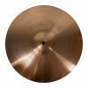 Close-up of Paiste 2002 14-inch hi-hat cymbal with detailed grooves.