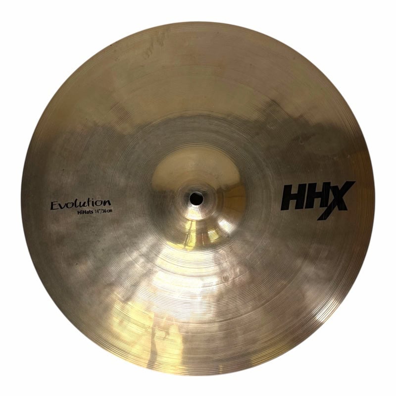 Sabian HHX 14in Evolution Hi-hat Cymbals for drumming and percussion.