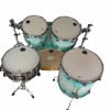 Mapex Armory 22-inch shell pack with turquoise finish and hardware.