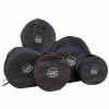 Mapex drum bag set for drum kit protection and transport.
