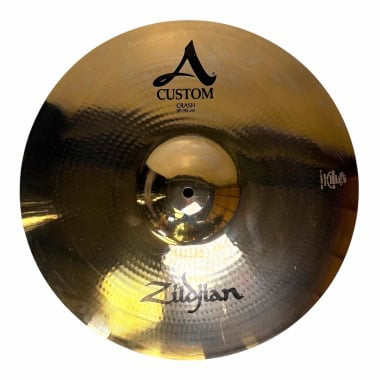 Zildjian A Custom 18in Crash Cymbal for drumming and percussion.