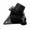 Black Roland KD-7 kick trigger pad for electronic drum kits.