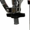 Close-up of Gibraltar 8706 snare stand with flat base and adjustable height.