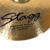 Stagg 20-inch Rock Ride Cymbal with Hand Made label and logo.
