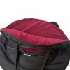 Black Sabian cymbal bag with red interior for drum accessories.